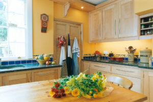 Ash Light Wood Kitchen - modern living